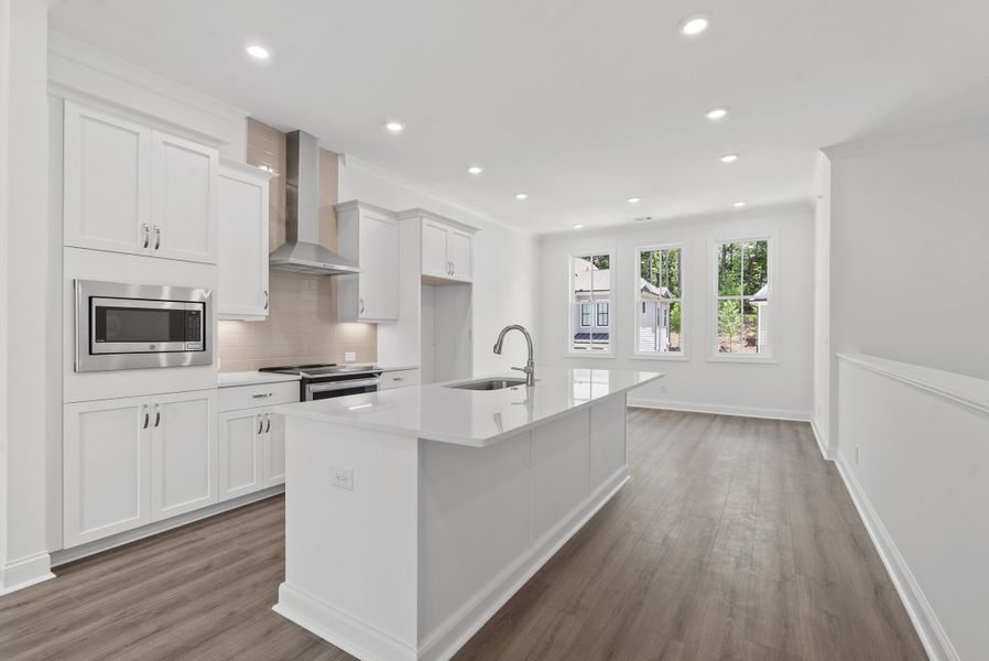 Representative furnished interior of a home built from the The Cascade II by The Providence Group in Waterside Condos, Peachtree Corners (Image 12).