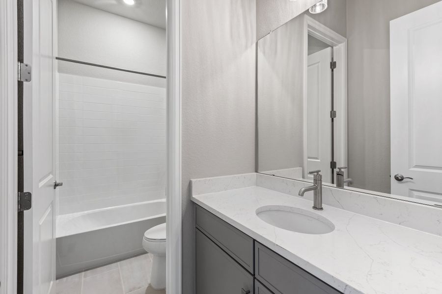 Furnished interior view inside a new home in The Manors Collection at Golden Overlook, Golden (Image 9).