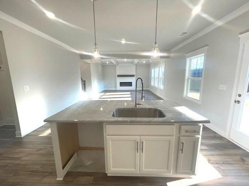 Furnished interior view inside a new home in Ponderosa Farms Estates, Gainesville (Image 8).