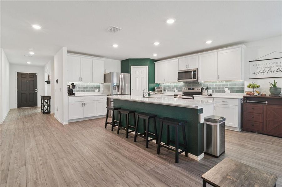 Furnished interior view inside a new home in , Denton (Image 20). Furnished interior view inside a new home in , Denton (Image 20).