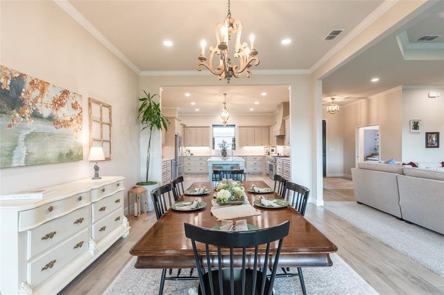 Furnished interior view inside a new home in , Clyde (Image 8).