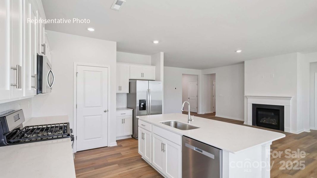 Furnished interior view inside a new home in Wallace Springs, Statesville (Image 9).