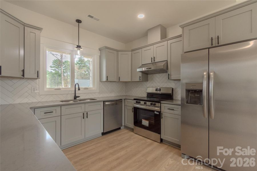 Furnished interior view inside a new home in , Norwood (Image 8).