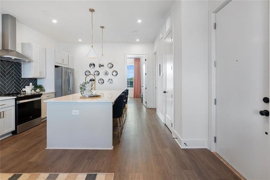 Furnished interior view inside a new home in , Atlanta (Image 7).
