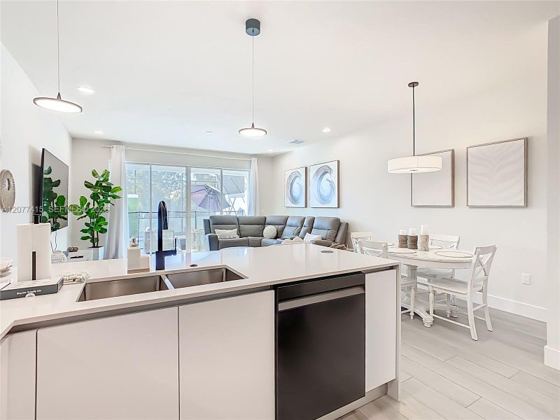 Furnished interior view inside a new home in , Clermont (Image 6).