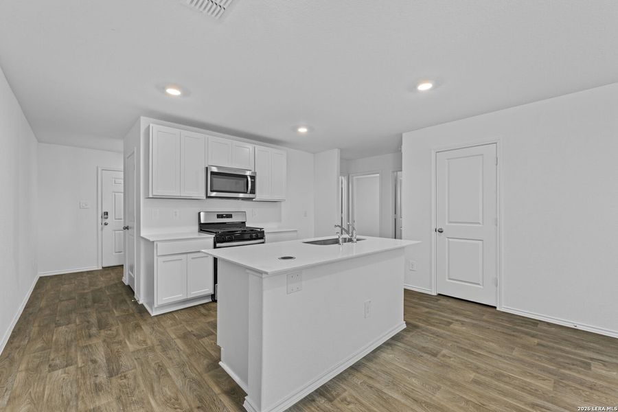 Furnished interior view inside a new home in Preserve at Medina, Von Ormy (Image 8).