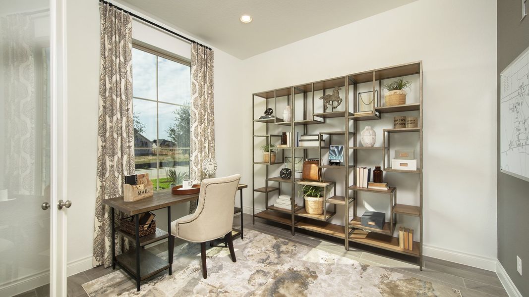 Furnished interior view inside a new home in Valencia, Manvel (Image 26). Furnished interior view inside a new home in Valencia, Manvel (Image 26).