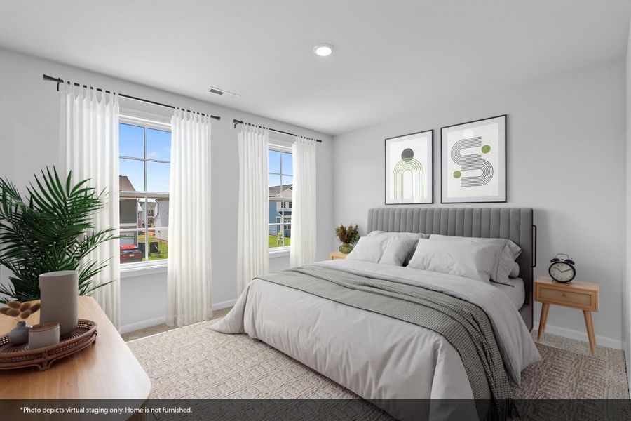 Furnished interior view inside a new home in Hanes Lake, Winston-Salem (Image 11). Furnished interior view inside a new home in Hanes Lake, Winston-Salem (Image 11).