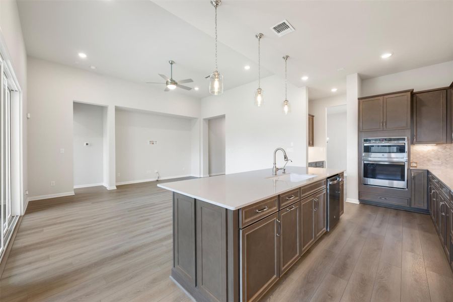 Furnished interior view inside a new home in The Trails at Carmel, Pflugerville (Image 15).