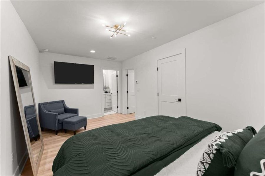 Furnished interior view inside a new home in Skyview On Broad, Sugar Hill (Image 13).