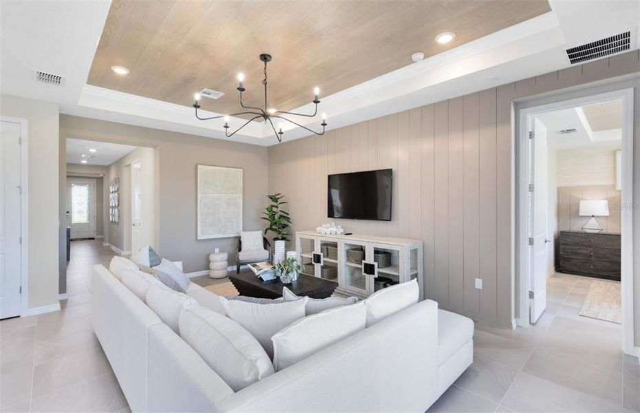 Furnished interior view inside a new home in Bridgewalk, St. Cloud (Image 19). Furnished interior view inside a new home in Bridgewalk, St. Cloud (Image 19).