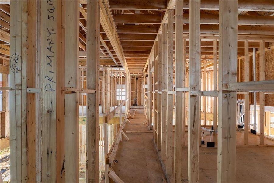 In-progress construction of a new home in , Fairburn, GA (Image 35).