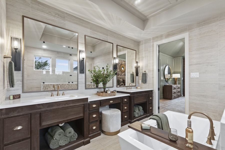Representative Primary Bathroom - some options shown