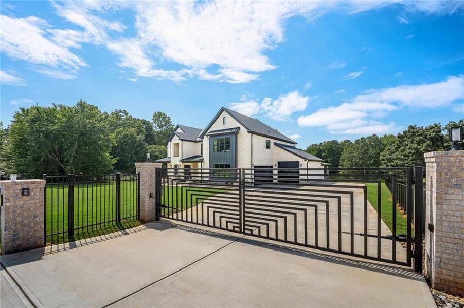 Front exterior of a new home in , Lawrenceville, GA, highlighting curb appeal (Image 23).