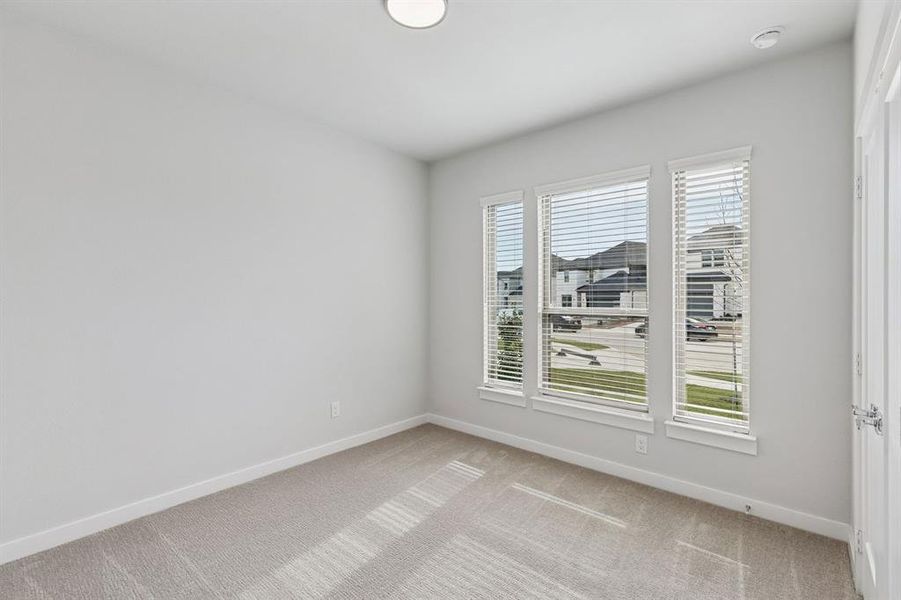 Home Office in the Stanley II home plan by Trophy Signature Homes – REPRESENTATIVE PHOTO