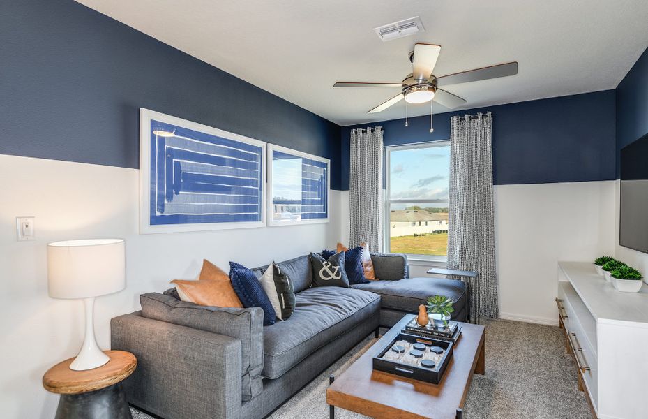 Furnished interior view inside a new home in Oakfield Lakes, Parrish (Image 3).