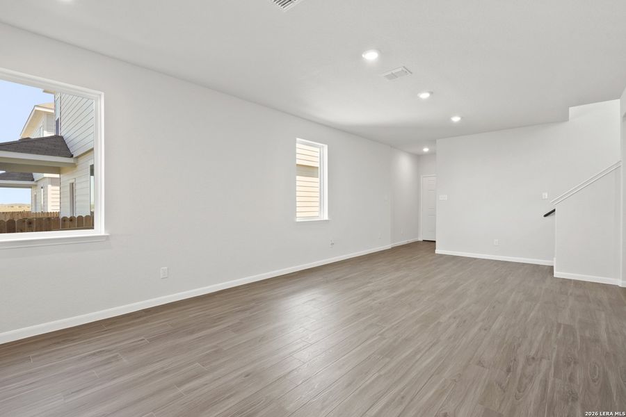 Spacious, unfurnished interior of a new home in Katzer Ranch, Converse (Image 14). Spacious, unfurnished interior of a new home in Katzer Ranch, Converse (Image 14).