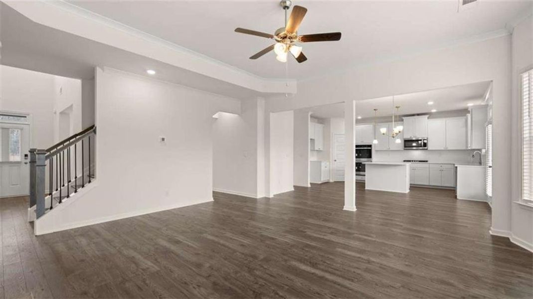 Spacious, unfurnished interior of a new home in The Gates at Pates Creek, Hampton (Image 23).