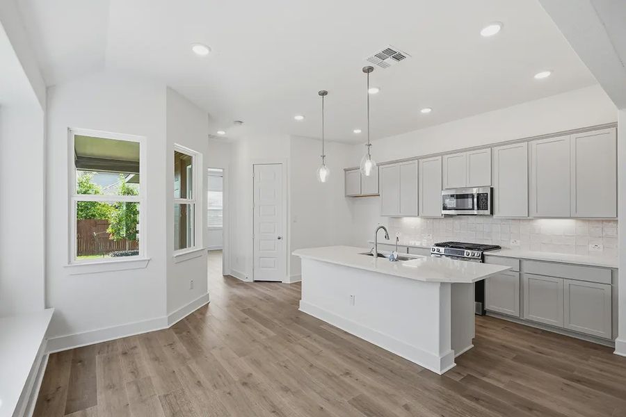Furnished interior view inside a new home in Stillwater Ranch, San Antonio (Image 12).