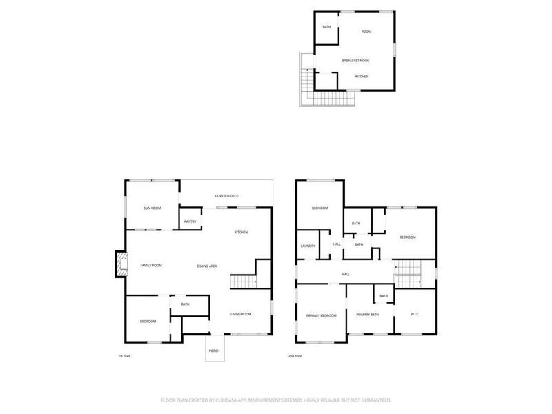 2D floor plan layout of this home in , Atlanta, GA (Image 4).