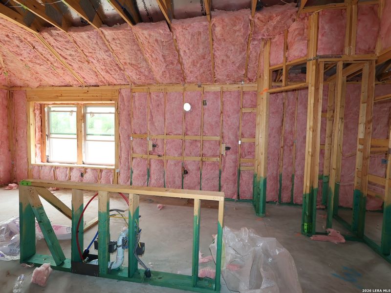 In-progress construction of a new home in Chaparral Ranch, Floresville, TX (Image 18).