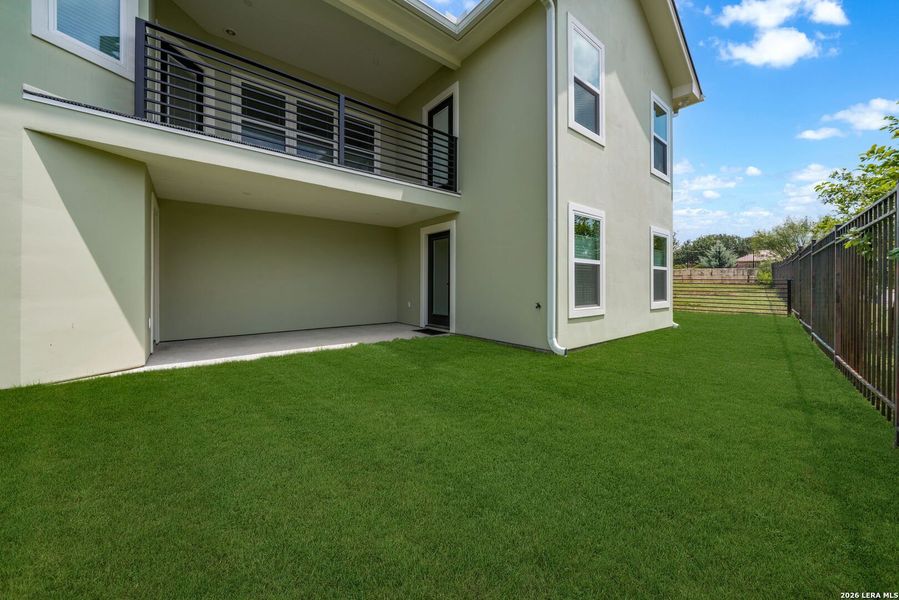 Exterior details and patio area of a home in , Kerrville (Image 30).