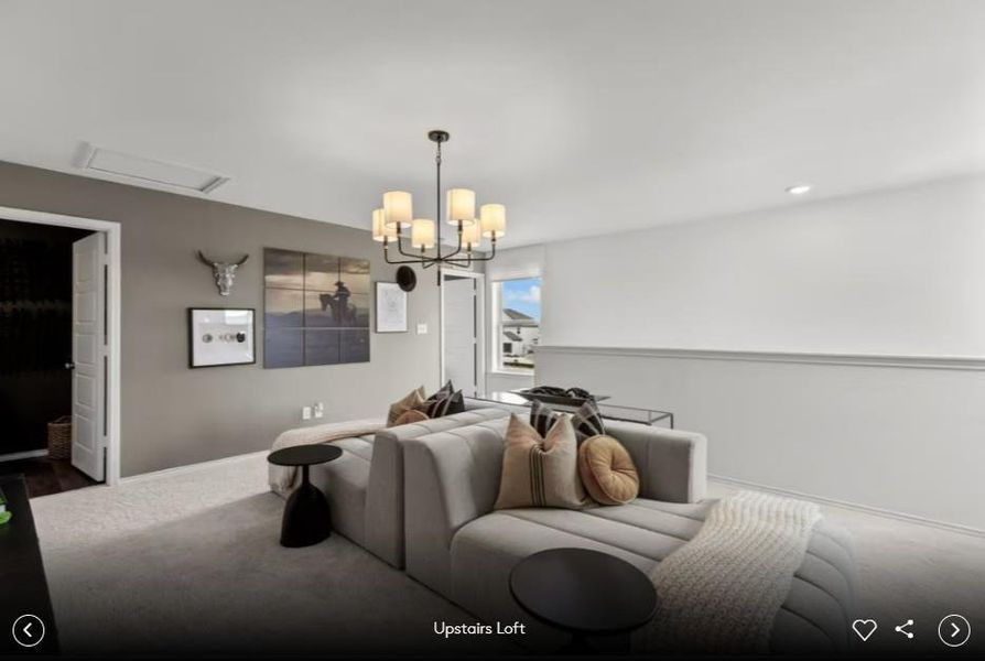 Interior photos- Photo of Pulte model home with same floor plan, not of actual home listed.