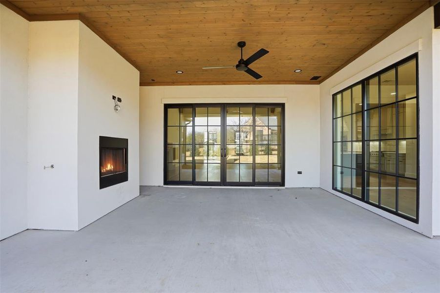 Exterior details and patio area of a home in , Fort Worth (Image 3).