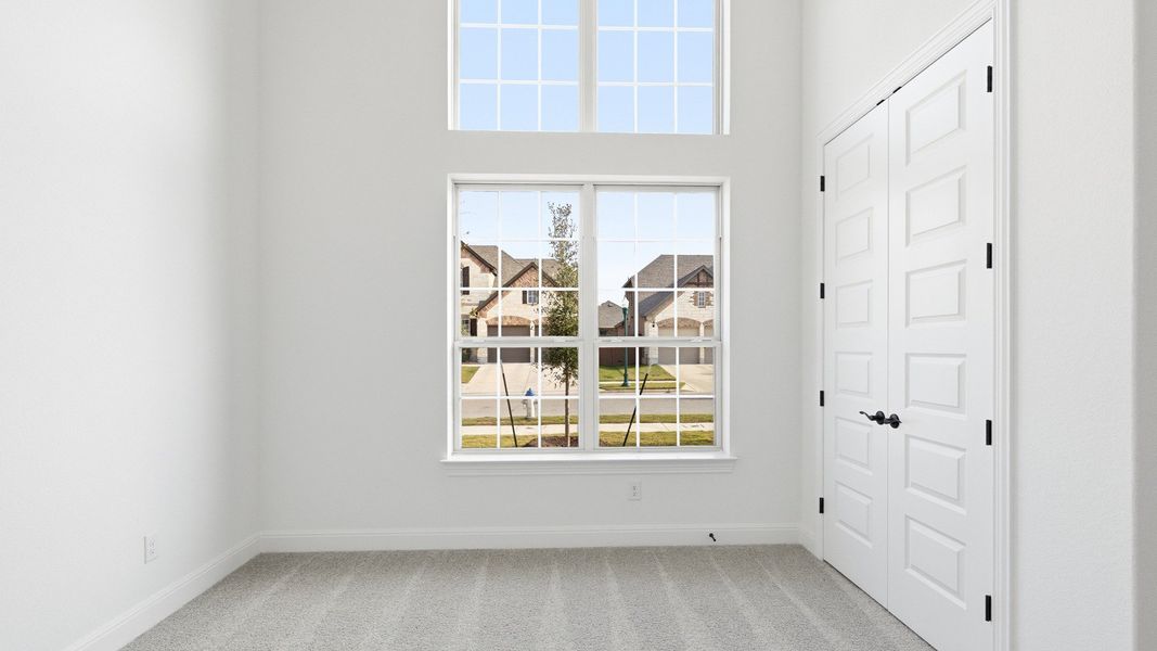 Furnished interior view inside a new home in Oaks at San Gabriel, Georgetown (Image 18).