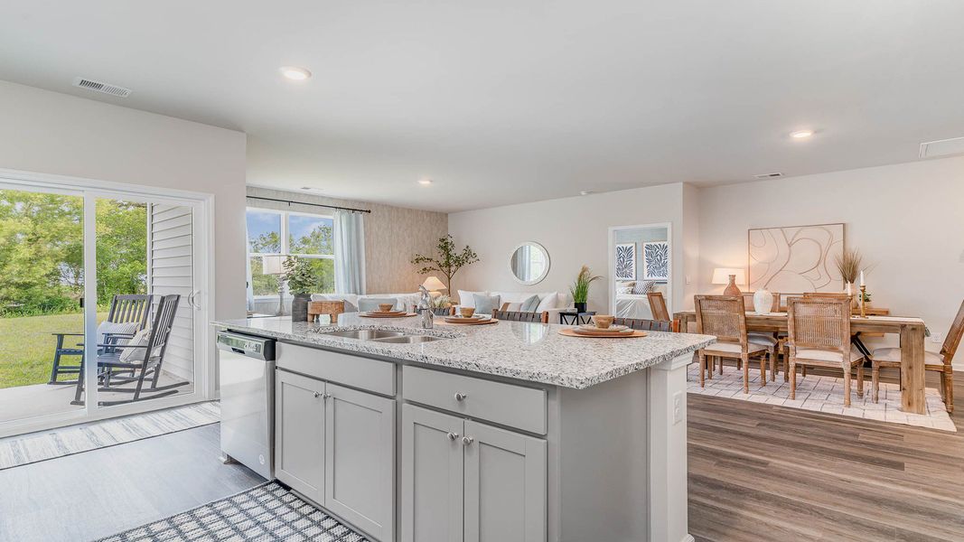 Furnished interior view inside a new home in Hunter's Branch, Hopkins (Image 5).