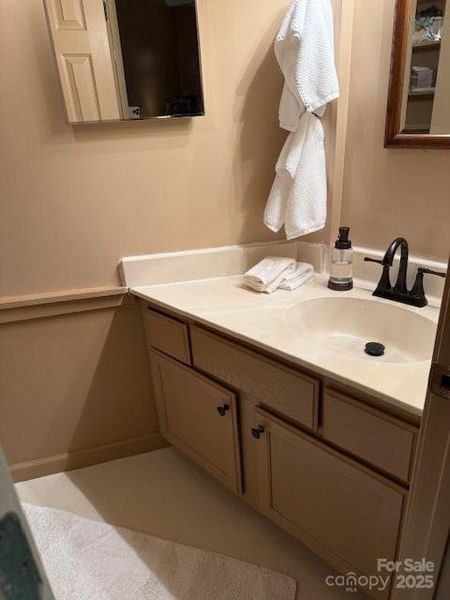 Downstairs full bath