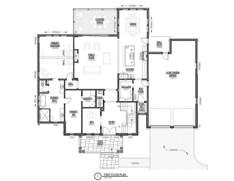 2D floor plan layout of this home in , Milton, GA (Image 4).