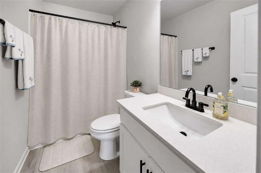 Furnished interior view inside a new home in , Monroe (Image 31).