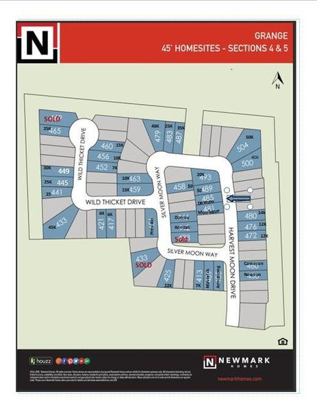 The Dawson is located on an east facing homesite. The Dawson is located on an east facing homesite.