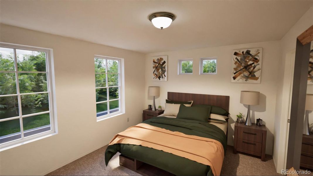 Furnished interior view inside a new home in , Commerce City (Image 6).