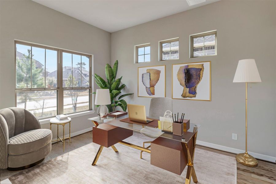 Furnished interior view inside a new home in , Waller (Image 10).