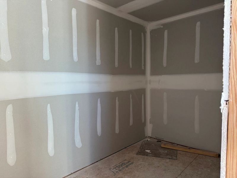 Vast primary walk-in closet