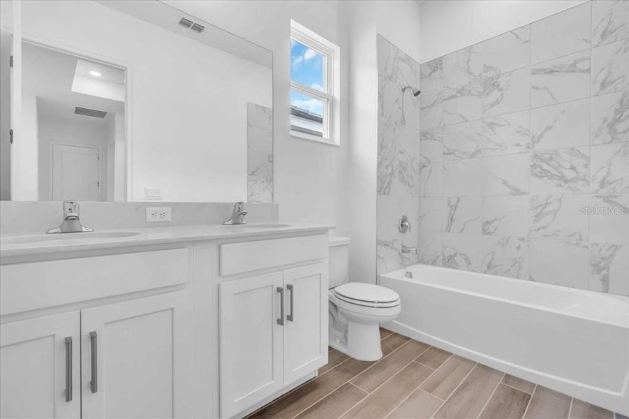 Furnished interior view inside a new home in Tamarack at Two Rivers, Zephyrhills (Image 4). Furnished interior view inside a new home in Tamarack at Two Rivers, Zephyrhills (Image 4).