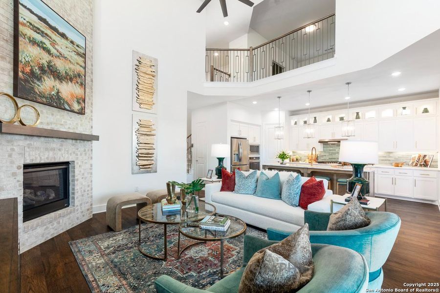 Furnished interior view inside a new home in The Ranches at Creekside, Boerne (Image 36). Furnished interior view inside a new home in The Ranches at Creekside, Boerne (Image 36).