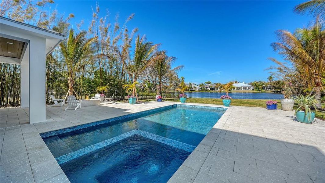 Exterior details and patio area of a home in , Sarasota (Image 25).