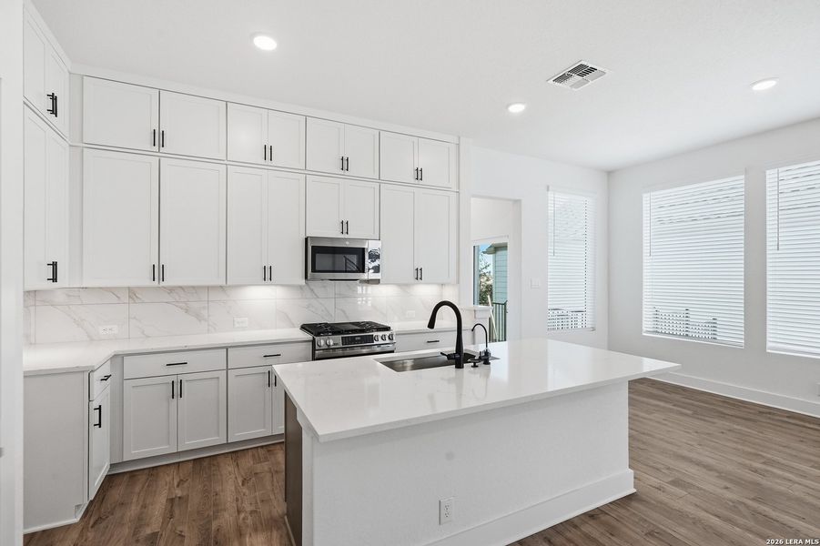 Furnished interior view inside a new home in Prominence, San Antonio (Image 16).