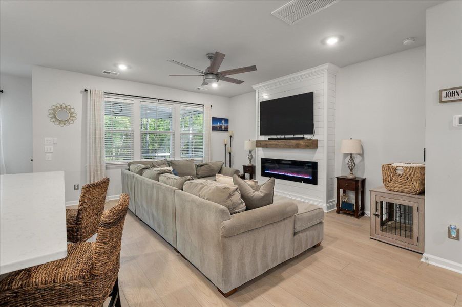Furnished interior view inside a new home in , Johns Island (Image 10).