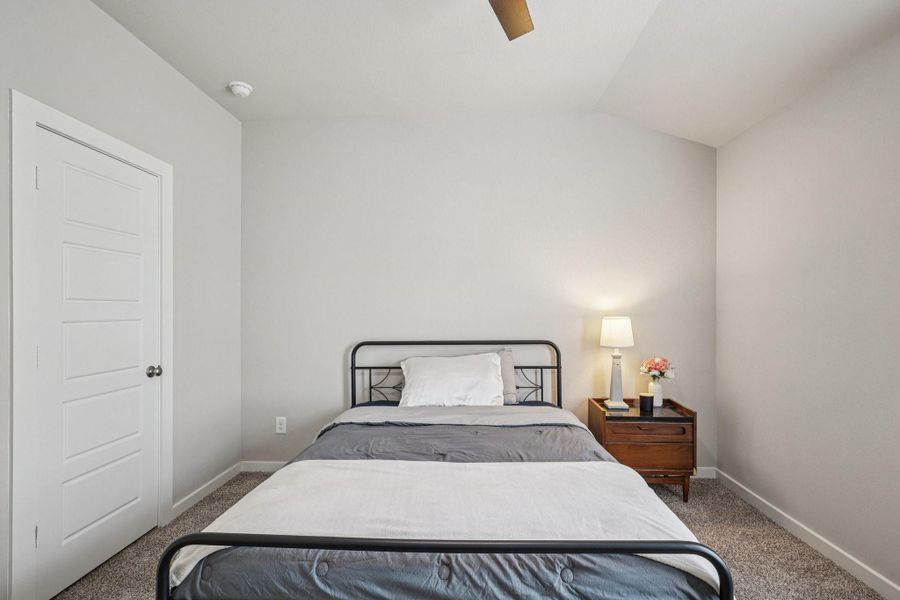 Furnished interior view inside a new home in Sundance Cove - Classic Series, Crosby (Image 7). Furnished interior view inside a new home in Sundance Cove - Classic Series, Crosby (Image 7).