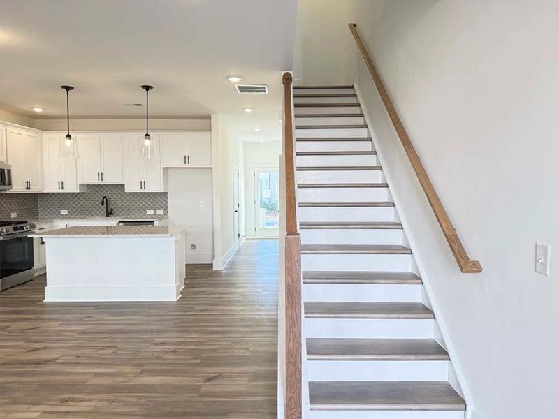 Stairs to Second Floor