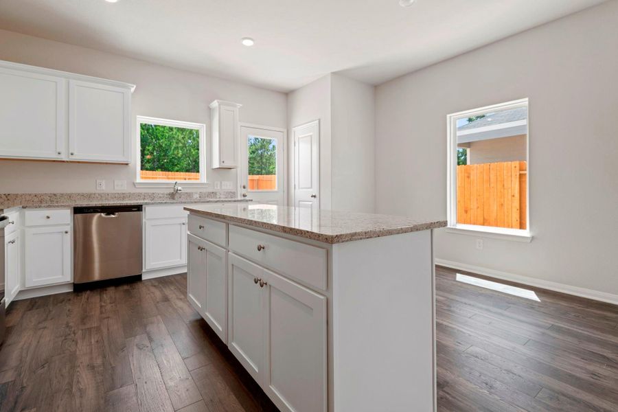 Furnished interior view inside a new home in Cypress Trails at Bauer Landing, Hockley (Image 4).