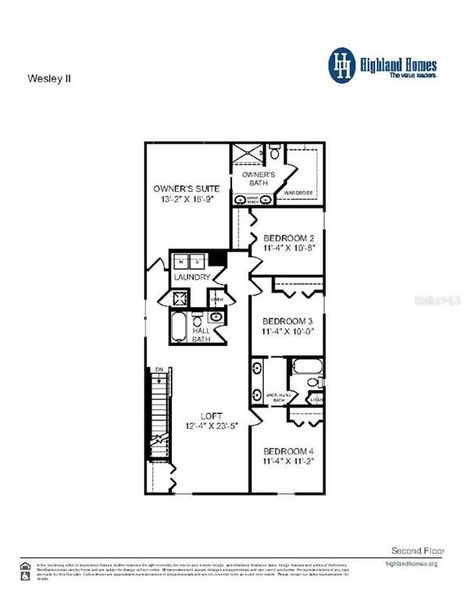 2D floor plan layout of this home in Touchstone, Lakeland, FL (Image 3).