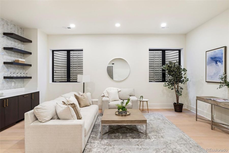 Furnished interior view inside a new home in , Denver (Image 13).