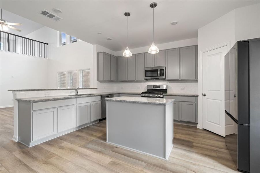 Furnished interior view inside a new home in , Forney (Image 16). Furnished interior view inside a new home in , Forney (Image 16).