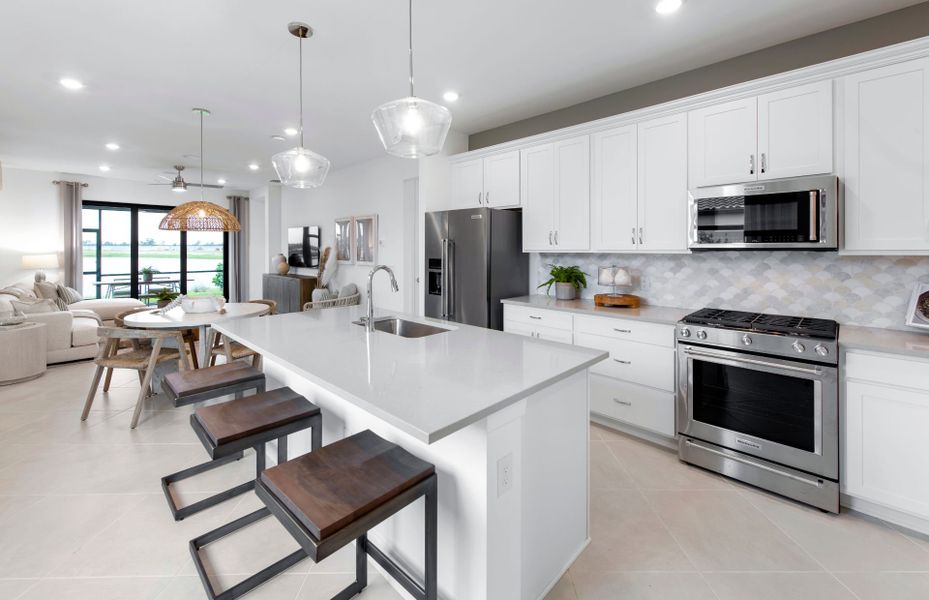 Furnished interior view inside a new home in Arbor Oaks, North Port (Image 5).