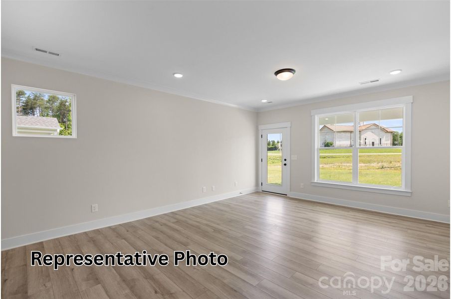 Spacious, unfurnished interior of a new home in Caldwell Forest, Charlotte (Image 14).